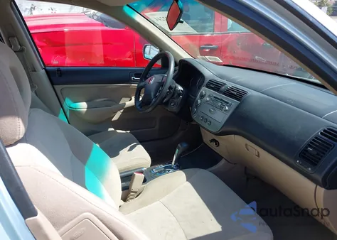 2003 Honda Civic Hybrid from USA, damaged, VIN JHMES96693S025051